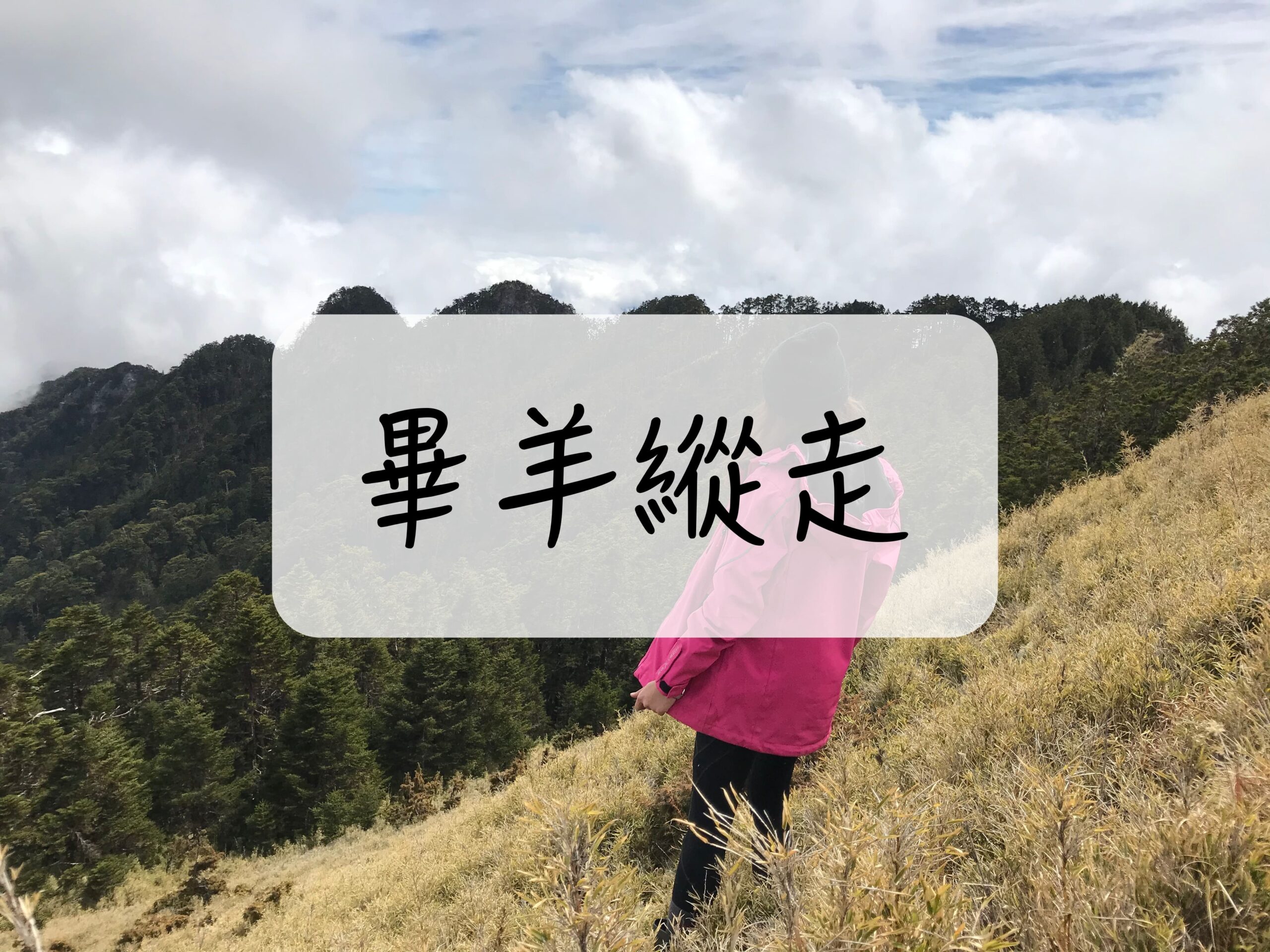 [登山｜南投] 畢羊縱走三天兩夜（舊登山口），挑戰中橫中辣小辣｜爬到懷疑人生｜鋸東山屋｜鋸齒連峰