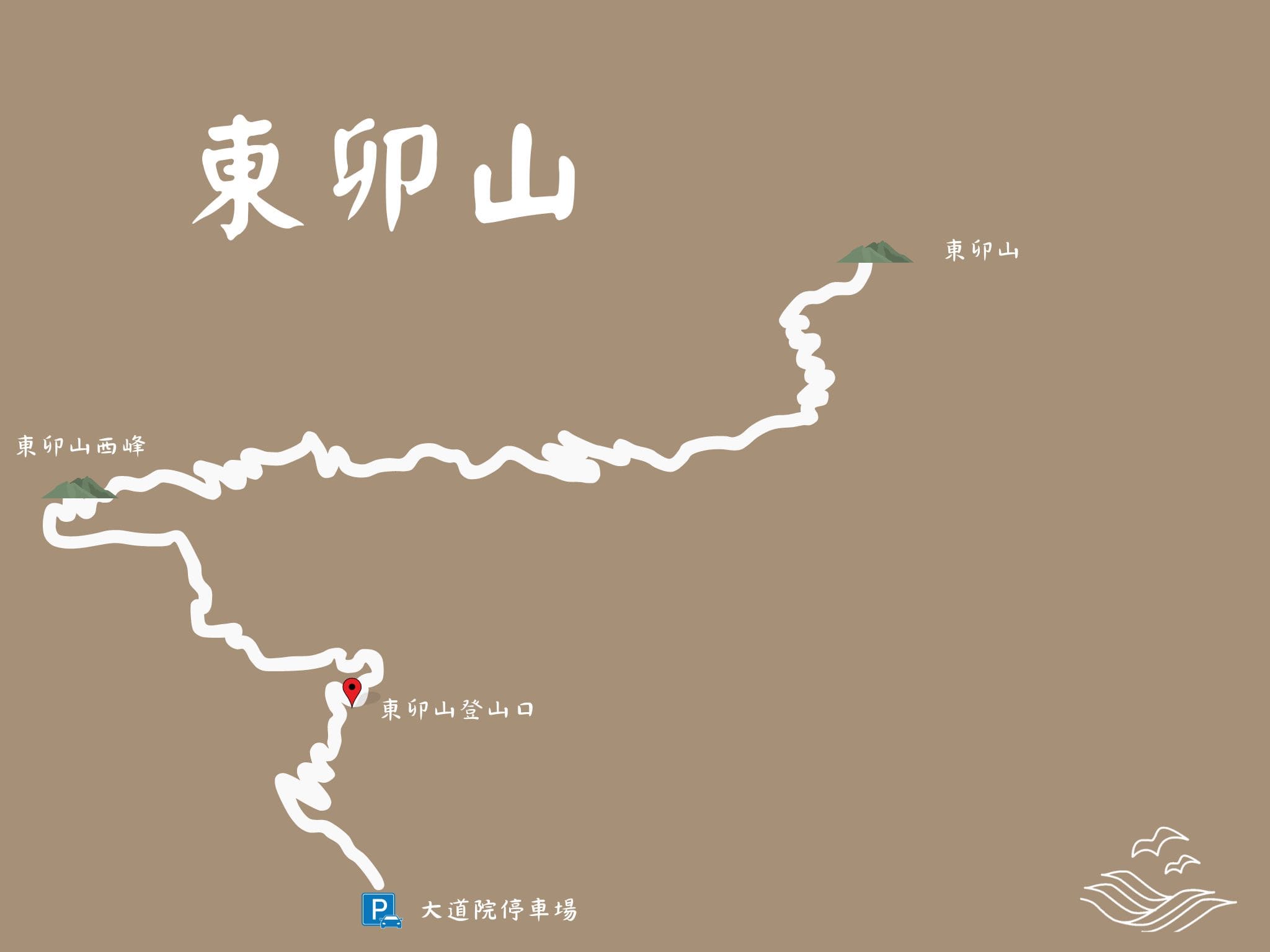 谷關七雄 東卯山 路線