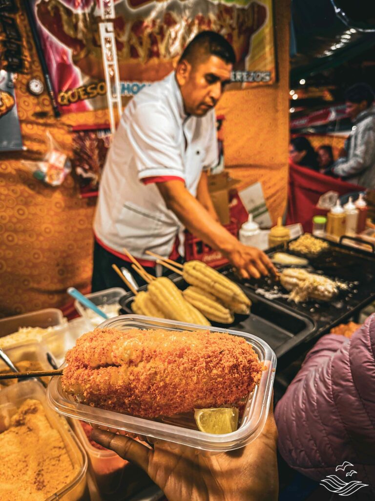 bolivian food Choclo con Queso