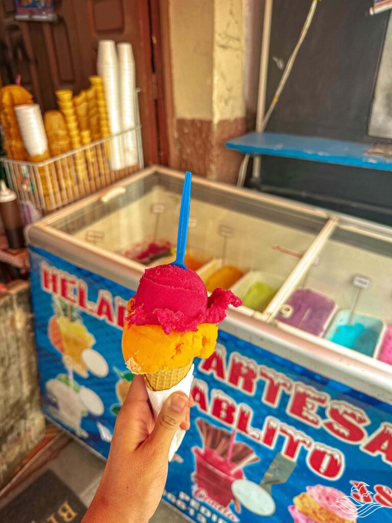 bolivian food cinomon icecream